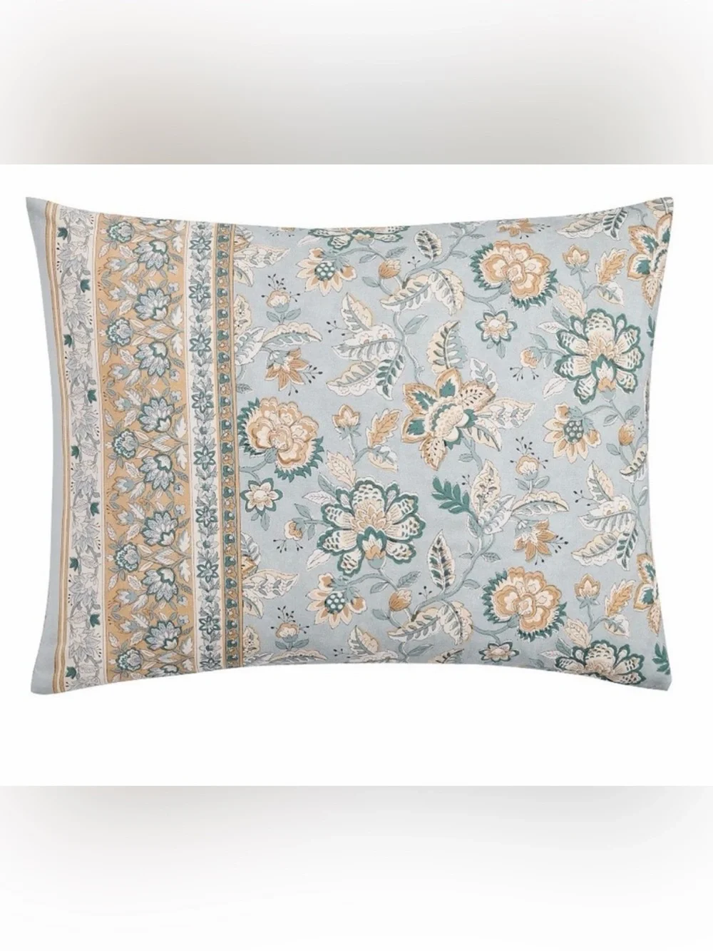 POTTERY BARN (2) “BROOKE FLORAL PRINTED” STANDARD SIZE shams